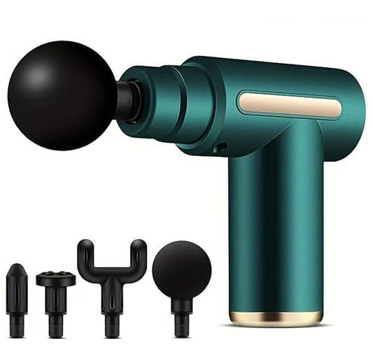 Mini Smart Fascial Gun – Portable Deep Tissue Massage Gun for Muscle Relaxation, Pain Relief & Recovery | Quiet, Rechargeable & Lightweight Massager for Home, Gym & Travel
