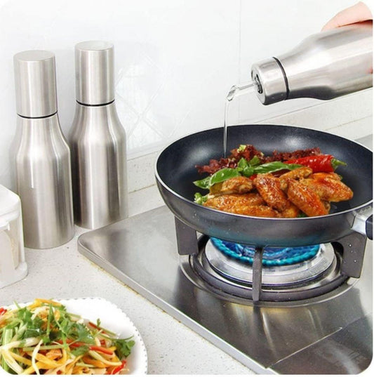 HMORA Premium Stainless Steel Oil Dispenser – 1L Capacity