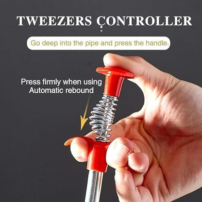 Alloy Steel Drain Cleaning Pipe – 160 cm Flexible Hair Catcher Tool