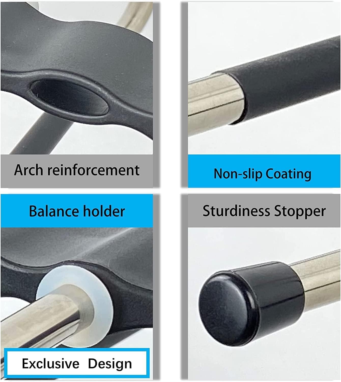 HMORA 5 in 1 Stainless Steel Foldable Hangers for Clothes Hanging Multi Layer Multi-Purpose Pant Hangers for Wardrobe Magic Foldable Hanger Clothes Hanger