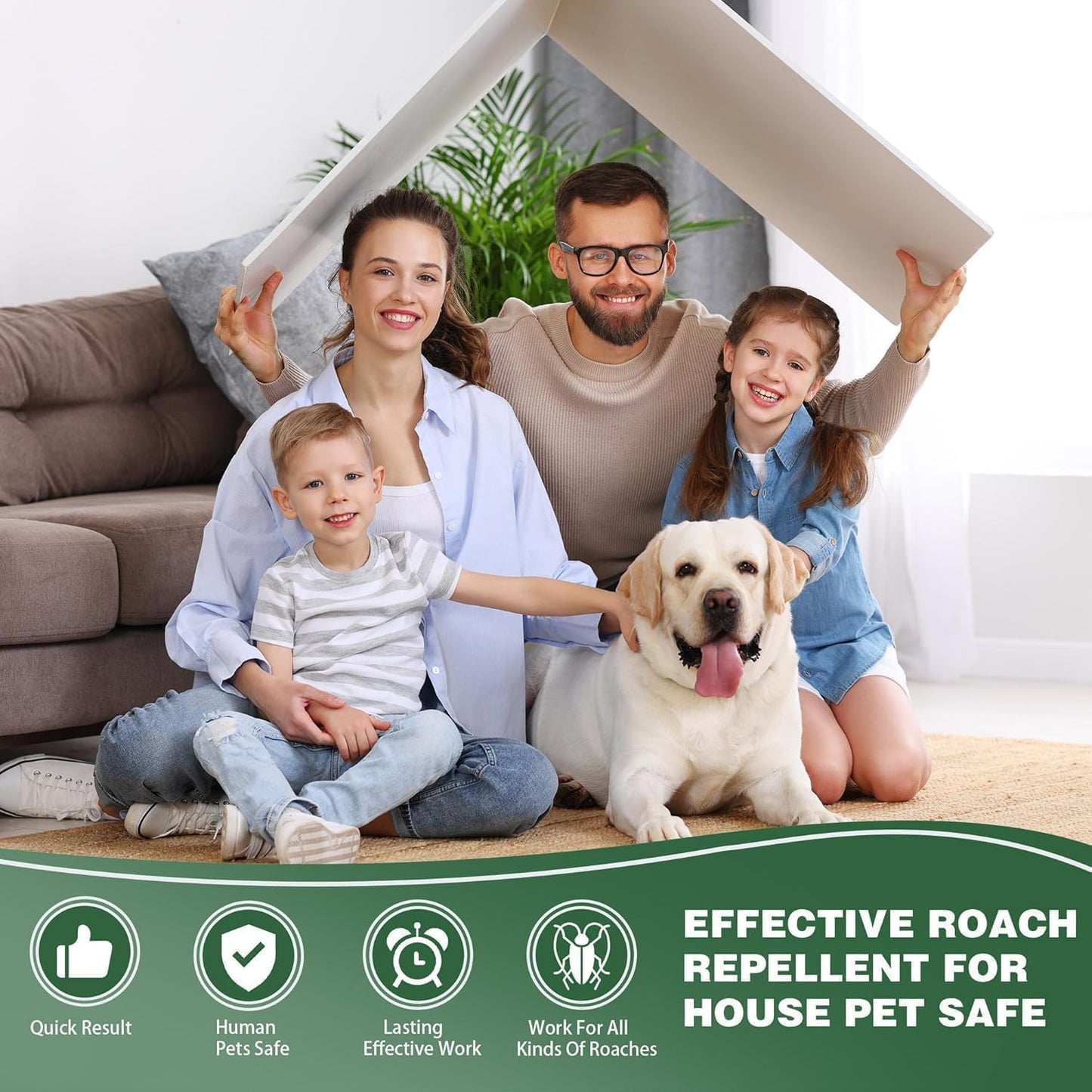 Cockroach Killer Gel for Home Strong Anti Roach Gel Cockroach Repellent for Kitchen with Fast-Acting Cockroach Bait Trap for Permanent Cockroach Control Standard Sheets/Roll (pack of 1)