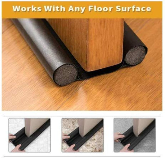 Hmora Innovation (39 Inches) PVC Door Guard Gap Filler for Door Bottom Seal Strip - Sound-Proof, Reduce Noise, Energy Saving Door Stopper for Reduce Door Dust, Door Guard for Home