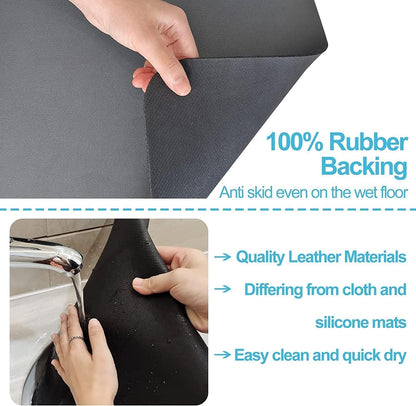 HMORA Dish Dry Mat | Microfiber Home Drying Mat | Reversible Mat | Kitchen Absorbent Mat for Kitchen, Home, Office and Laundry | (30 x 40cm)
