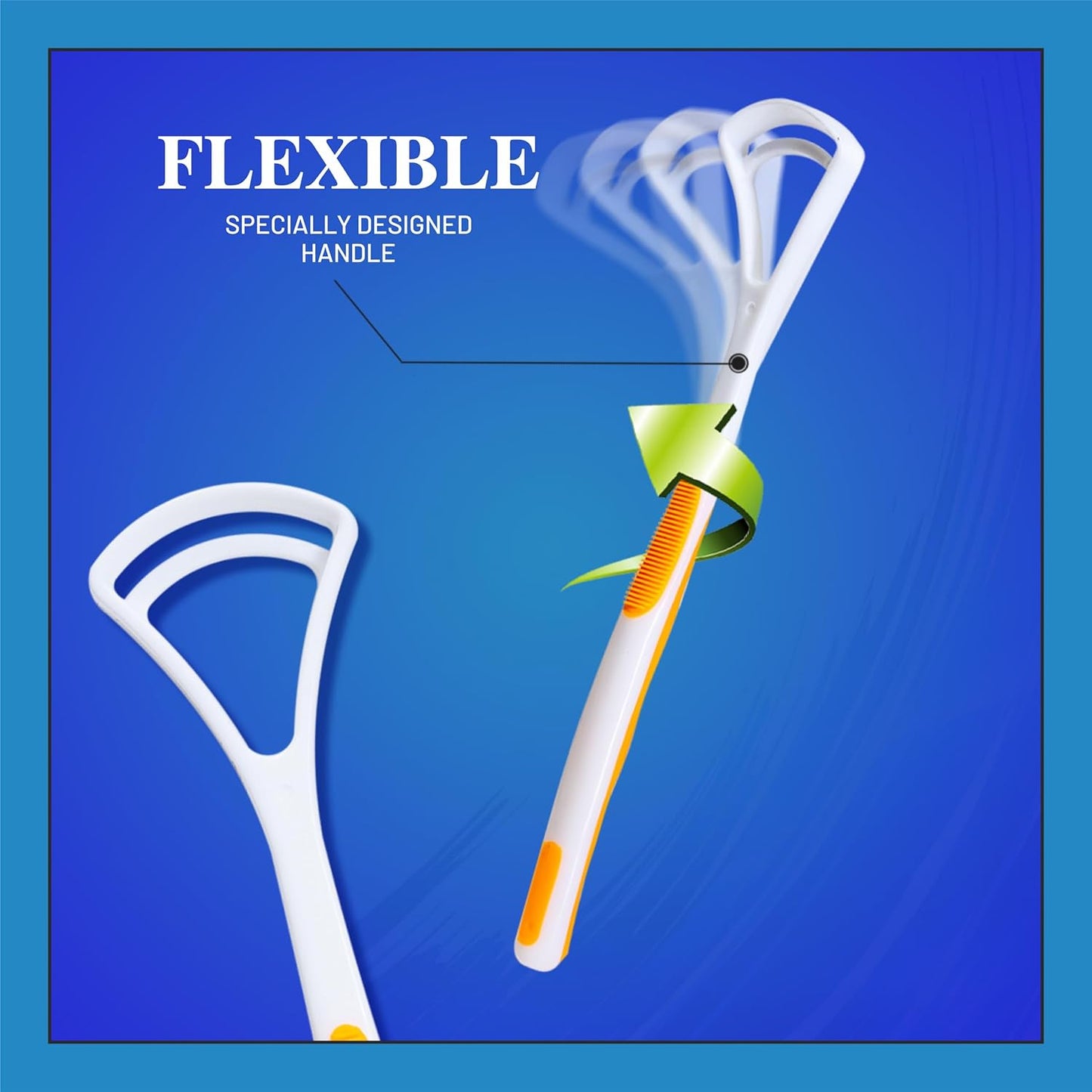 plastic tongue cleaner Fights Bad Breath & Oral Health Care Improved Taste Sense for fresh people of india for adult & children Flexible Handle Easy to Use
