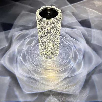 LED CRYSTAL ROSE TOUCH LAMP