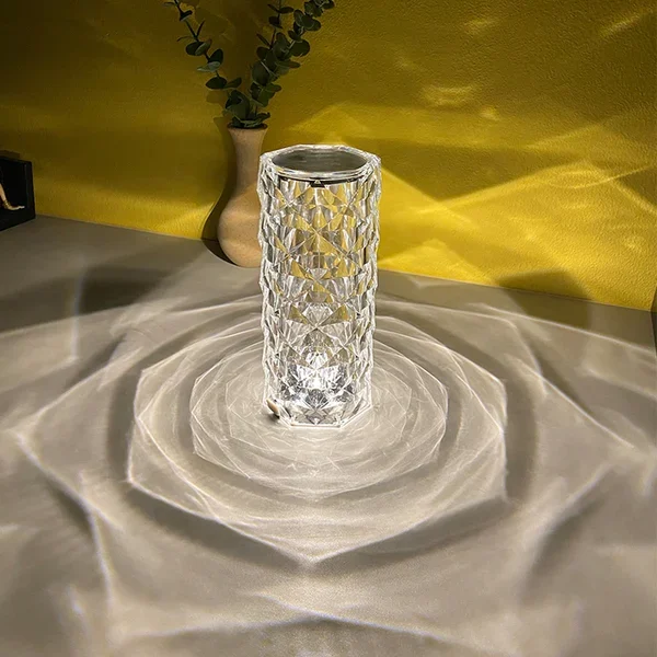 LED CRYSTAL ROSE TOUCH LAMP
