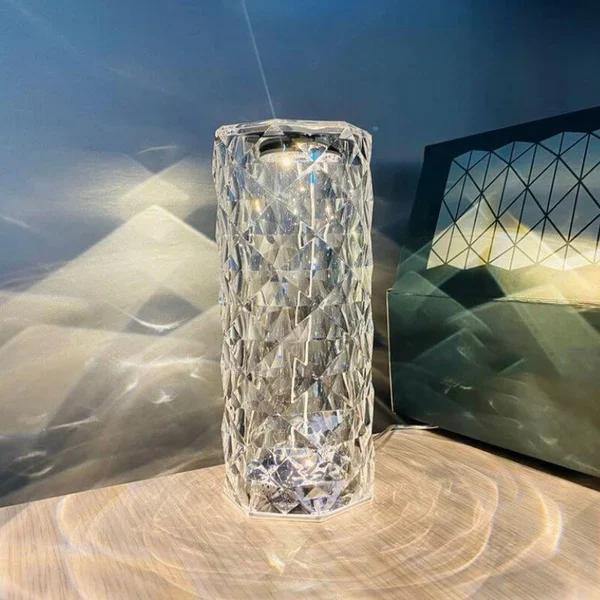 LED CRYSTAL ROSE TOUCH LAMP