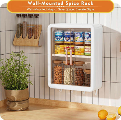 Wall Mounted Storage Cabinet For Kitchen & Bathroom