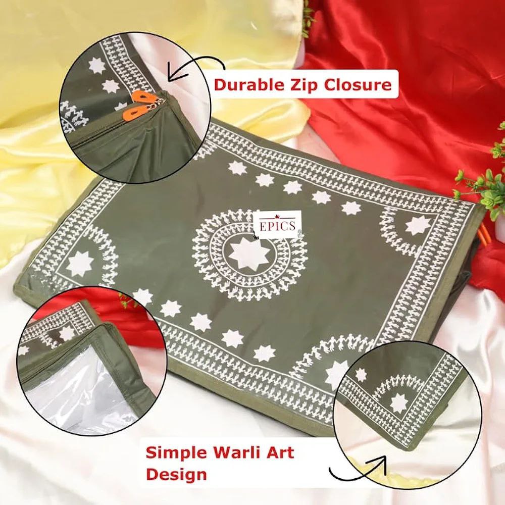 Saree Cover Heavy Quality (Multicolour) BUY 1 GET 1 FREE