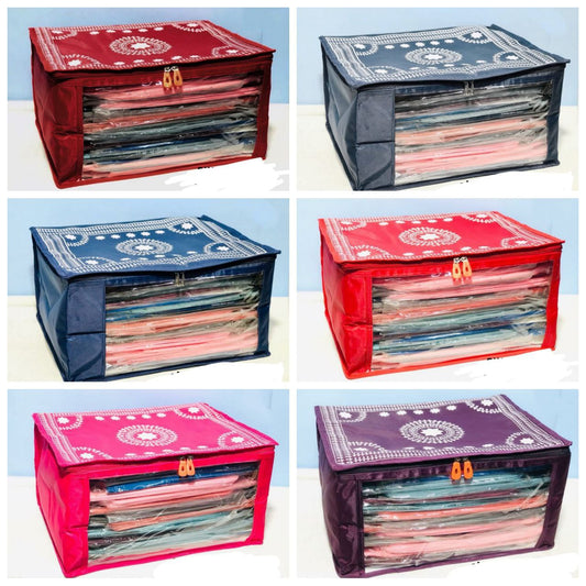 Saree Cover Heavy Quality (Multicolour) BUY 1 GET 1 FREE