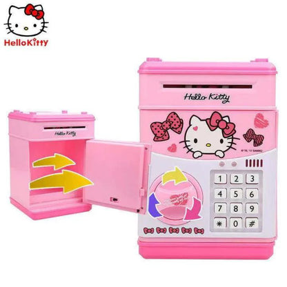 Atm mobile bank - Children Cartoon Music Automatic Roll Money Password Save Money Piggy Bank