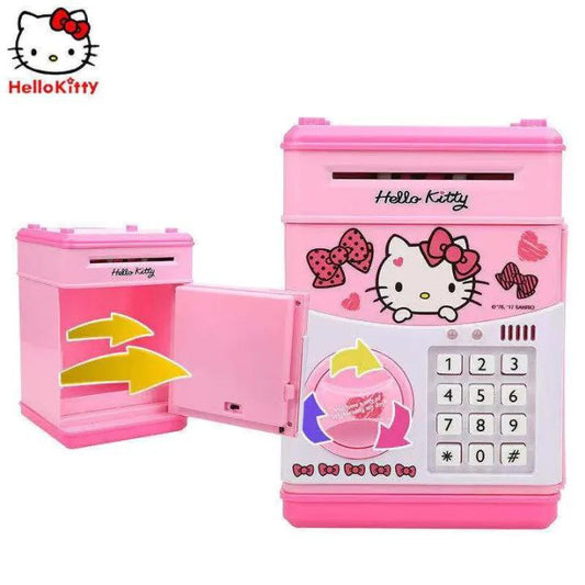 Atm mobile bank - Children Cartoon Music Automatic Roll Money Password Save Money Piggy Bank
