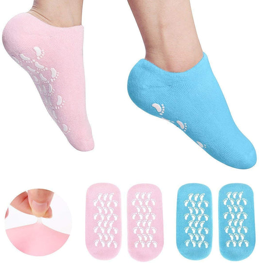 Silicone Moisturizing Heel Socks – Crack Heel Repair & Deep Foot Hydration