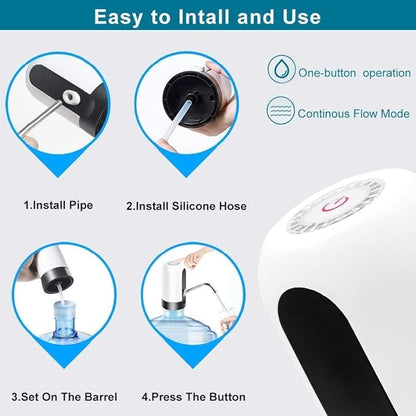 Automatic Water Dispenser Pump | Portable Water Pump Dispenser for Home, Office & Outdoors
