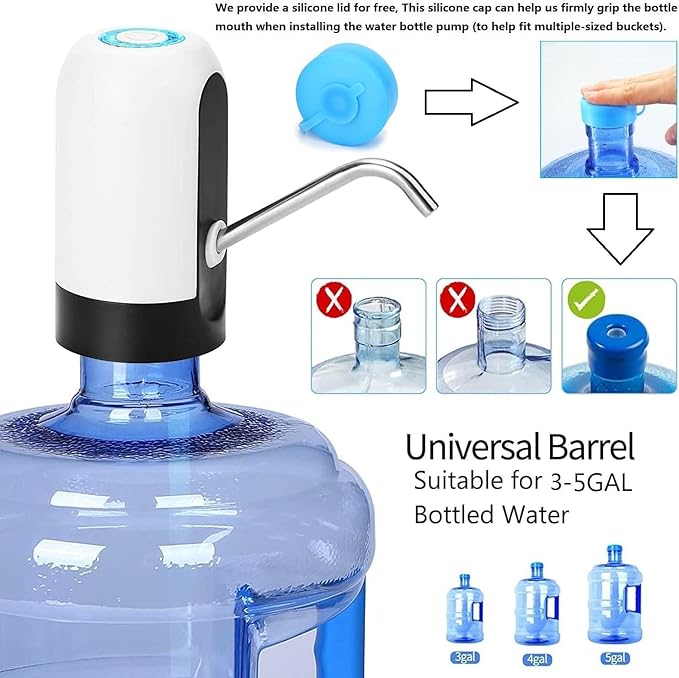 Automatic Water Dispenser Pump | Portable Water Pump Dispenser for Home, Office & Outdoors