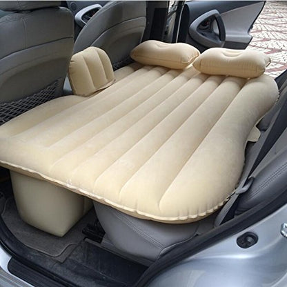 Premium Car Inflatable Bed with Pump & 2 Air Pillows