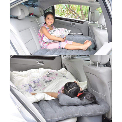 Premium Car Inflatable Bed with Pump & 2 Air Pillows