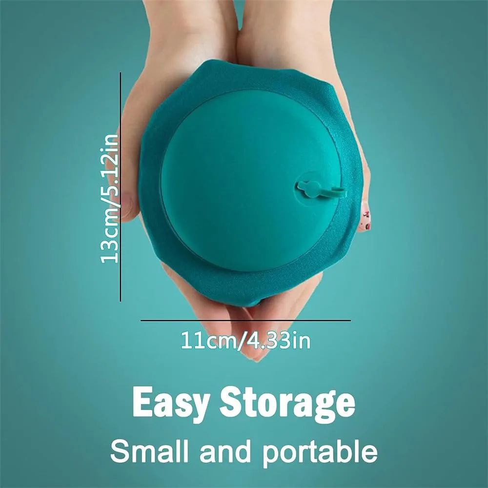 Portable Inflatable Neck Pillow – U-Shaped Travel Pillow with Built-in Air Pump