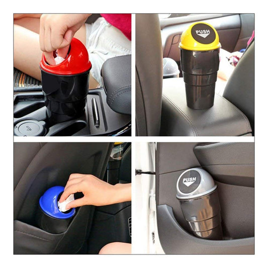 Portable Car Dustbin with Lid