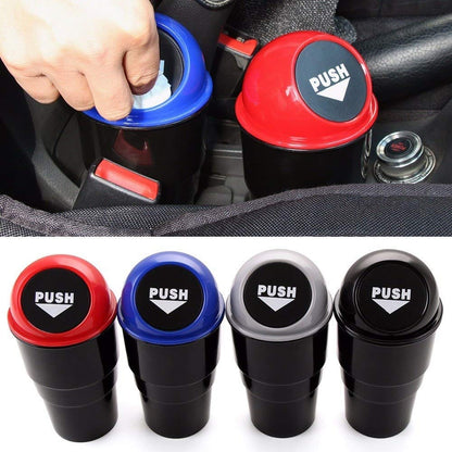 Portable Car Dustbin with Lid