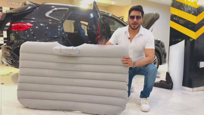 Premium Car Inflatable Bed with Pump & 2 Air Pillows