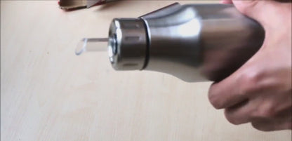 HMORA Premium Stainless Steel Oil Dispenser – 1L Capacity