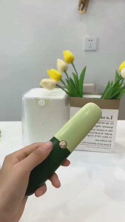 2-in-1 Kitchen Peeler and Knife Set, Green and White, Multifunctional Fruit and Vegetable Tool with Stainless Steel Blade